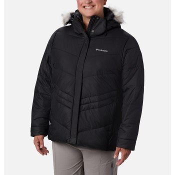Columbia Ženske Jakne - Peak to Park Insulated Plus Size Crne | OJRF-32916